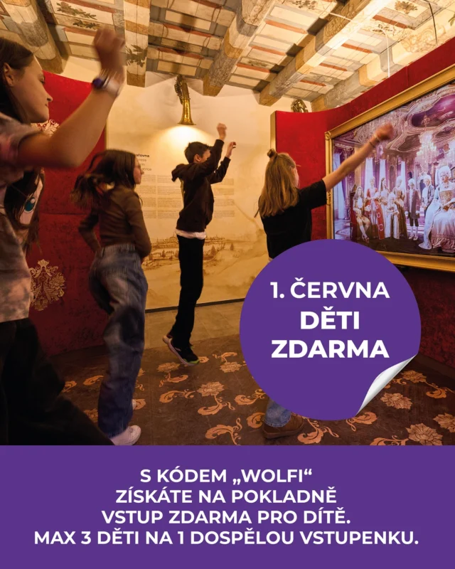 🇨🇿 Oslavte Den dětí v našem muzeu. 🎶
1. června mají všechny děti vstup zcela zdarma. Stačí na pokladně říct kouzelné heslo „WOLFI“. Navíc na ně čeká malé překvapení.
👉 Na jednu dospělou vstupenku můžete vzít až tři děti bezplatně.

Objevte Mozarta v jeho nejoblíbenějším městě – v Praze, a zažijte hudbu tak, jak ji ještě neznáte: interaktivně, hravě a se spoustou zážitků pro malé i velké.

🇬🇧 Celebrate Children’s Day at our museum! 🎶
On June 1st, all children get free admission. Just say the magic word “WOLFI” at the ticket desk. Plus, there’s a small surprise waiting for them.
👉 With one adult ticket, you can bring up to three children for free.

Discover Mozart in his favorite city – Prague – and experience music like never before: interactively, playfully, and full of fun for both kids and adults.

#dendeti

#dětskýden #vyletysdetmi #cestujemesdetmi #cestovanisdetmi